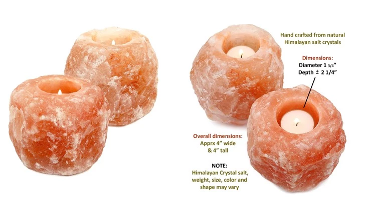 Himalayan Natural Salt Light Candle Holder